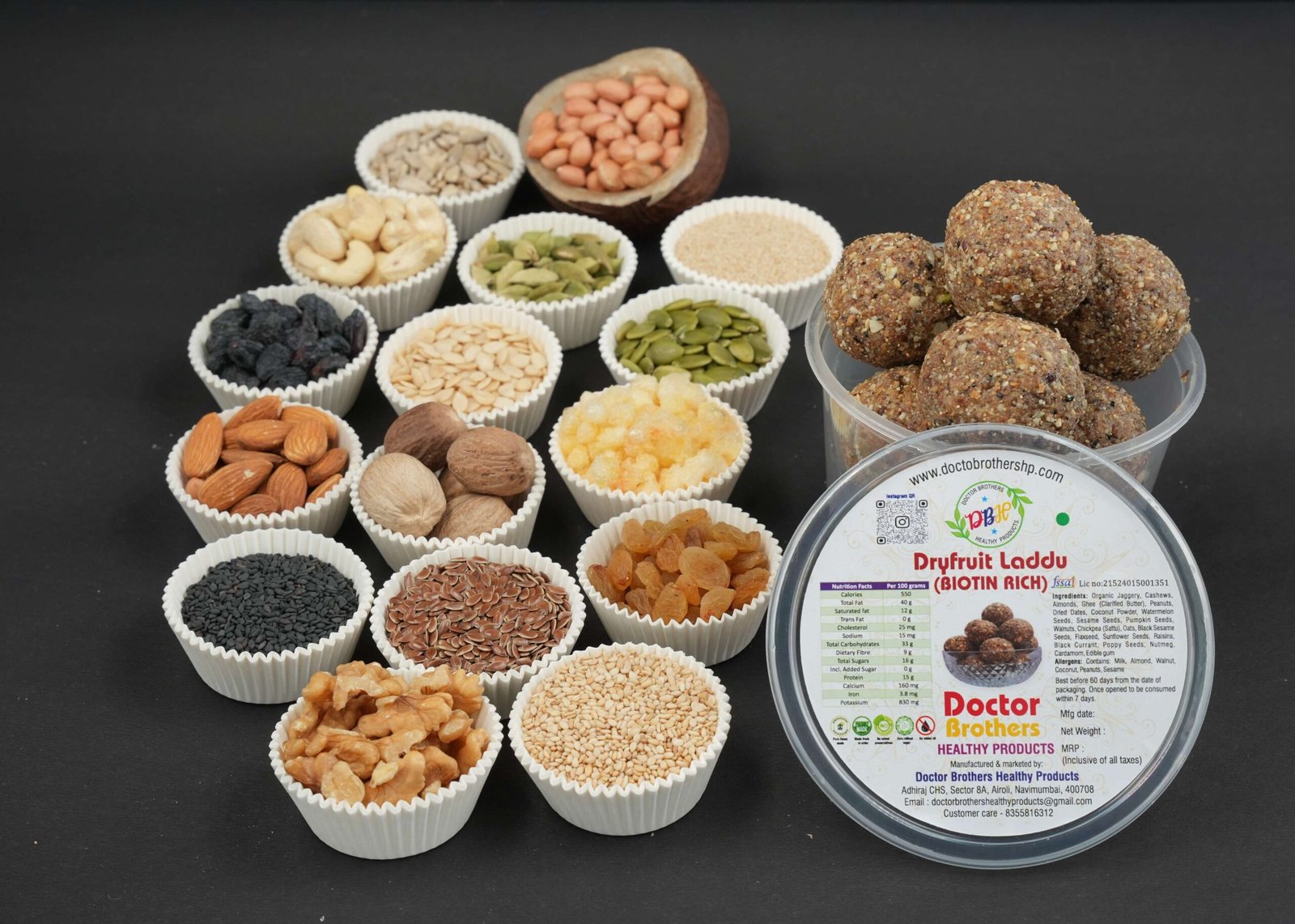 DRYFRUIT LADDUS (BIOTIN) - Image 2